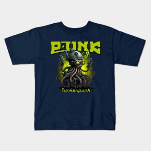 PUNK Space Octopus Kids T-Shirt